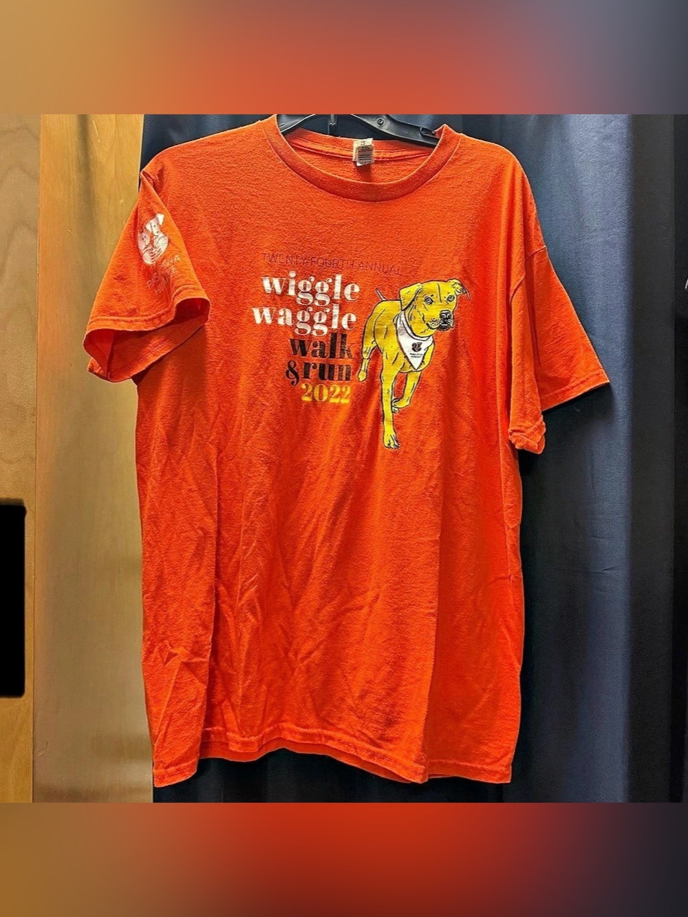 TWENTY-FOURTH ANNUAL WIGGLE WAGGLE WALK & RUN 2022 TEE
